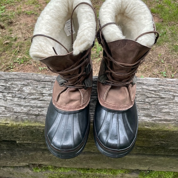 Sorel Caribou Winter Waterproof Boots Size 10 - Picture 4 of 15